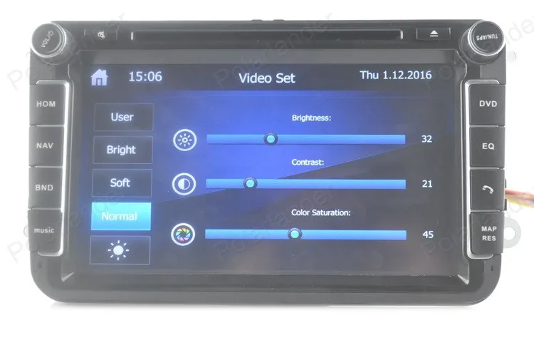 Top Two Din 8 Inch CarDVD Player For VW/POLO/PASSAT/Golf/Skoda/Octavia/SEAT/LEON 3G Wifi Radio GPS Windows Ce system 35