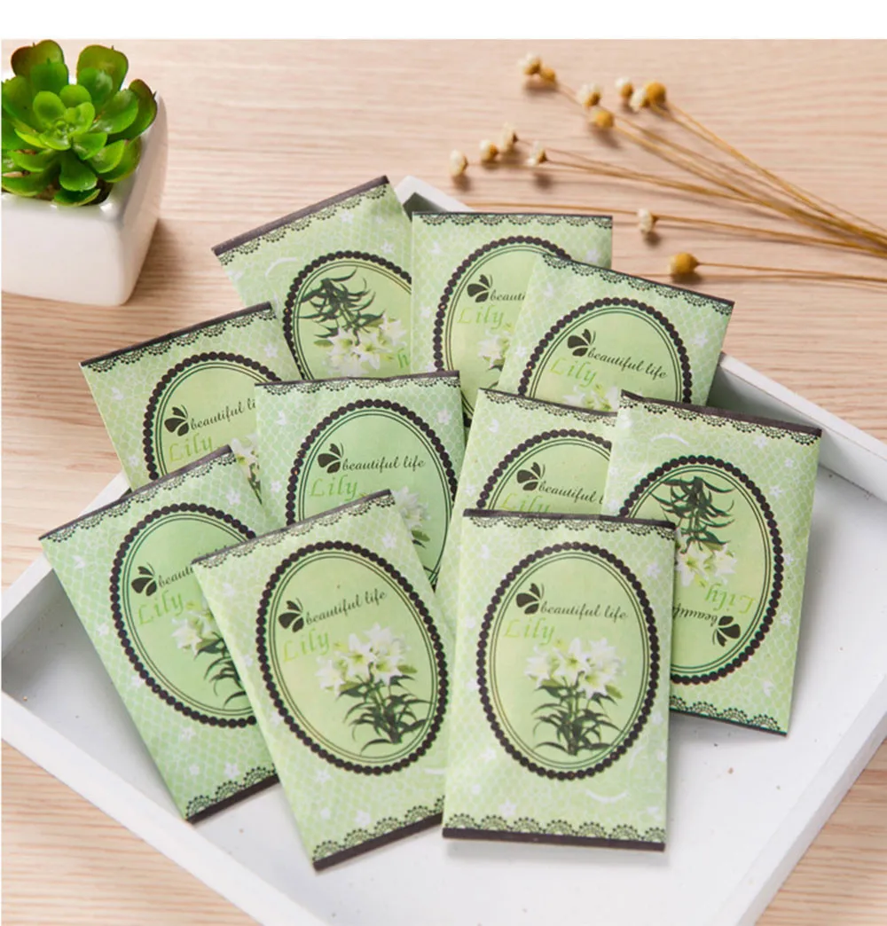 

Scented Fragrance Bag 5 pcs/lot Natural Home Wardrobe Drawer sachets dehumidified air purification Car Perfume