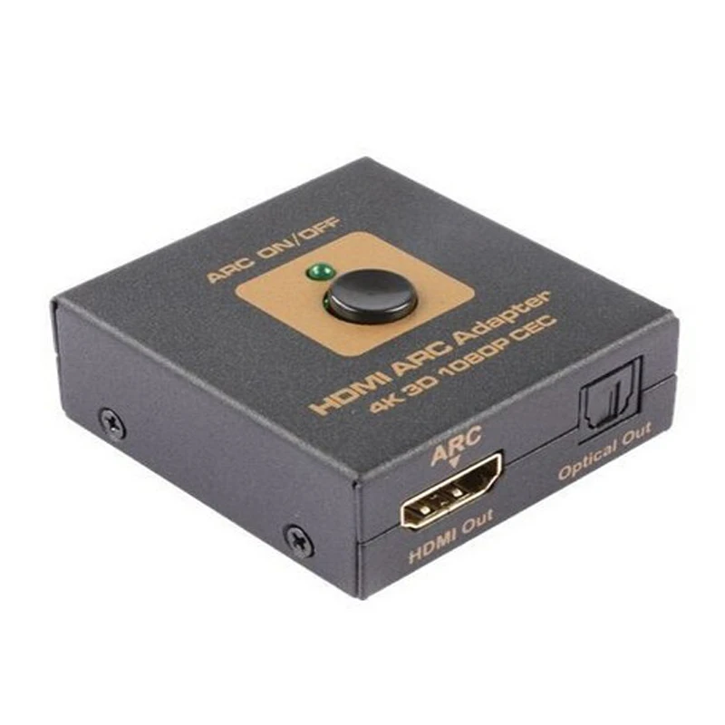 HDMI ARC адаптер конвертер HDMI аудио возвратный канал адаптер экстрактор конвертер сплиттер 4 к 3D с оптическим аудио выход