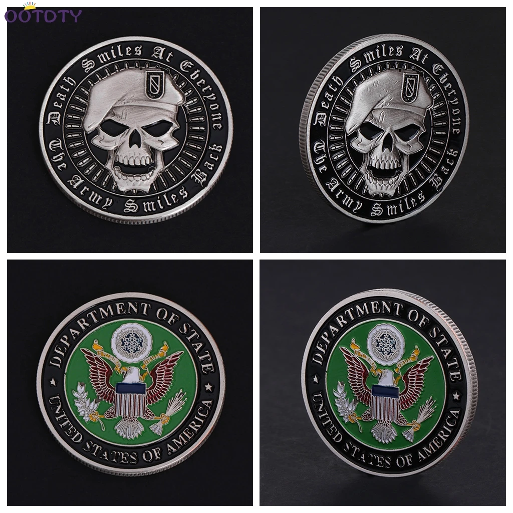 Commemorative Coin American Army Collection Art Gifts BTC Bitcoin Alloy Souvenir Non-currency Coins