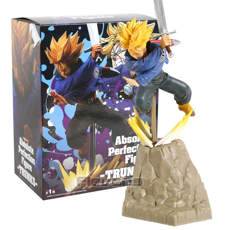 Dragon Ball Z APF Super Saiyan Son Goku/Vegeta/Future trunks ПВХ Коллекционная Фигурка DBZ фигурка игрушка - Цвет: Trunks box