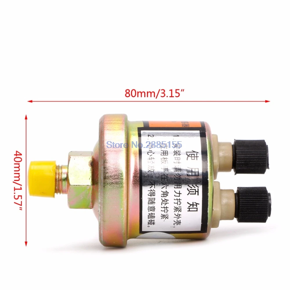 Высокое качество Датчик давления масла двигателя датчик отправителя переключатель отправка блок 1/8 NPT 80x40 мм Автомобильный датчик давления s C45