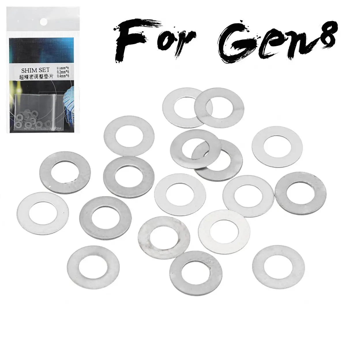

18pcs/set Upgrade Shim Set Gear Box Adjustment Ultra Precision Gasket for Jinming Gen8 M4a1 M4 G36 Scar V2