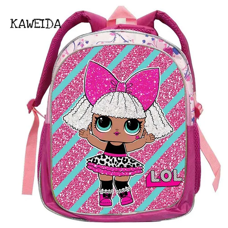 

Kid Backpack LOL School Bag for Kindegarten Girls Cute Small Glam Glitter LOL Pets Unicorn Dolls Schoolbag Book Bags mochila 14