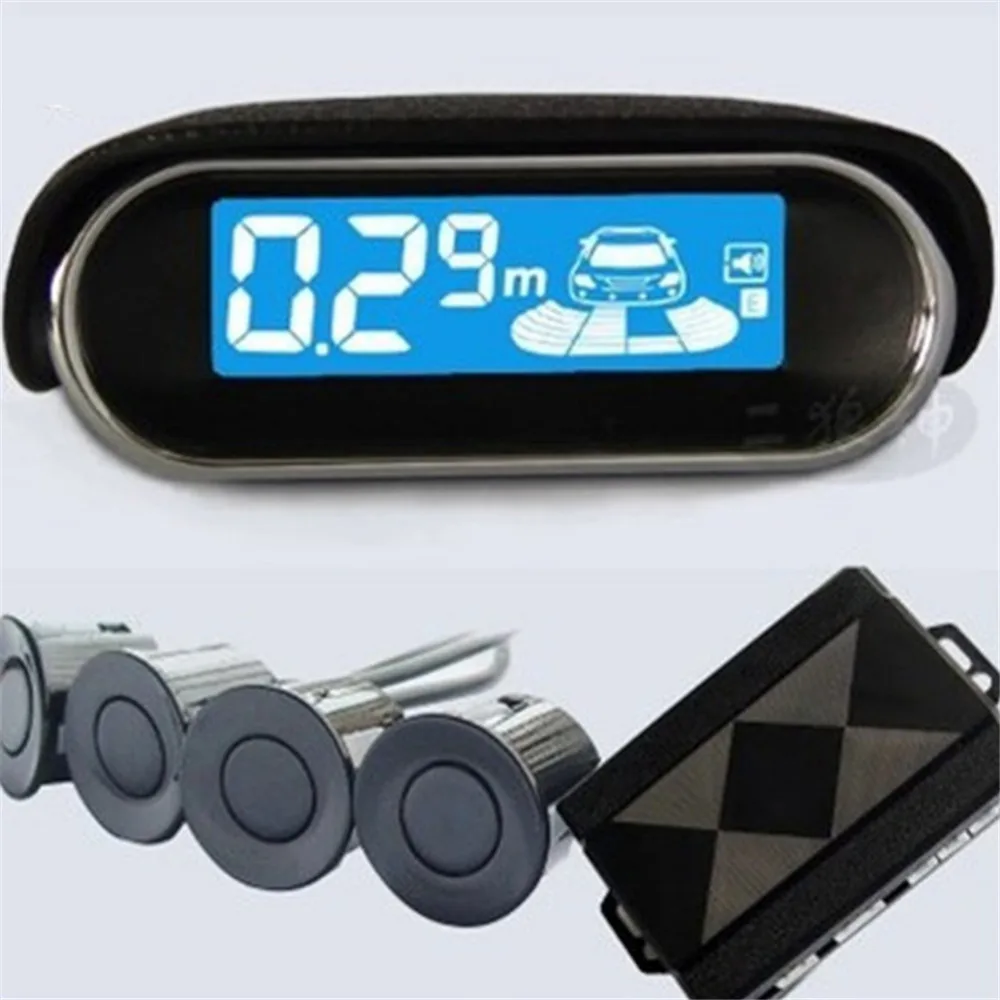 Universal LED Wire Rearview Parking Sensor Assistance Buzzer Kit NY3030 Car LED Parking Reverse Radar with 8 Sensors / Set