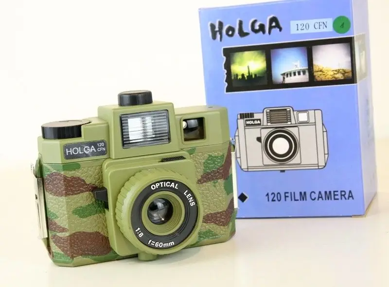 

Holga 120 CFN 120CFN Medium Format Camera ARMY Camouflage Lomo Brand NEW