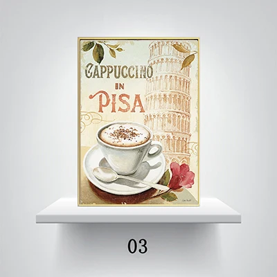 Кофейная чашка ручной работы для приготовления пищи искусство холст картины