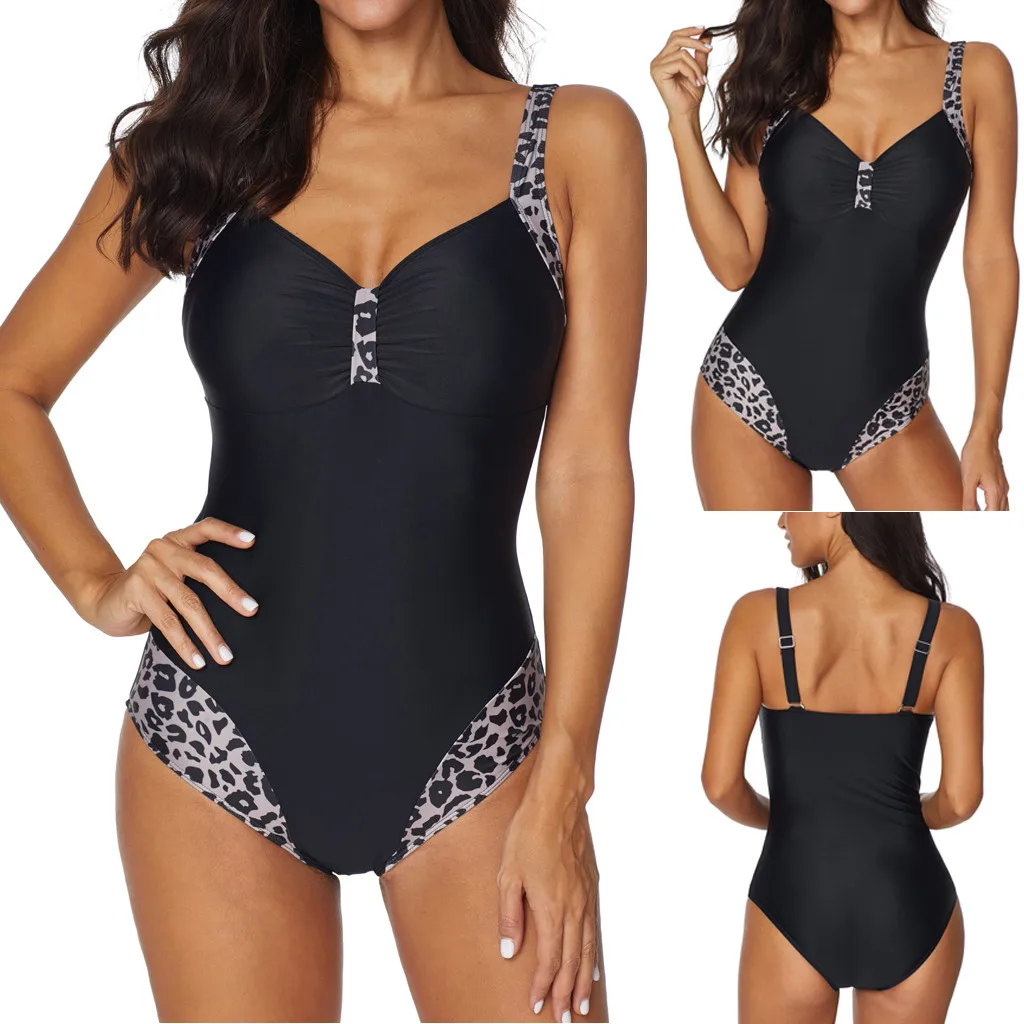 

Women's Swimming Suit Sexy Bikini Swimsuit Women Siamese Bikini Set Push-Up StripeSwimwear Beachwear Swimsuit