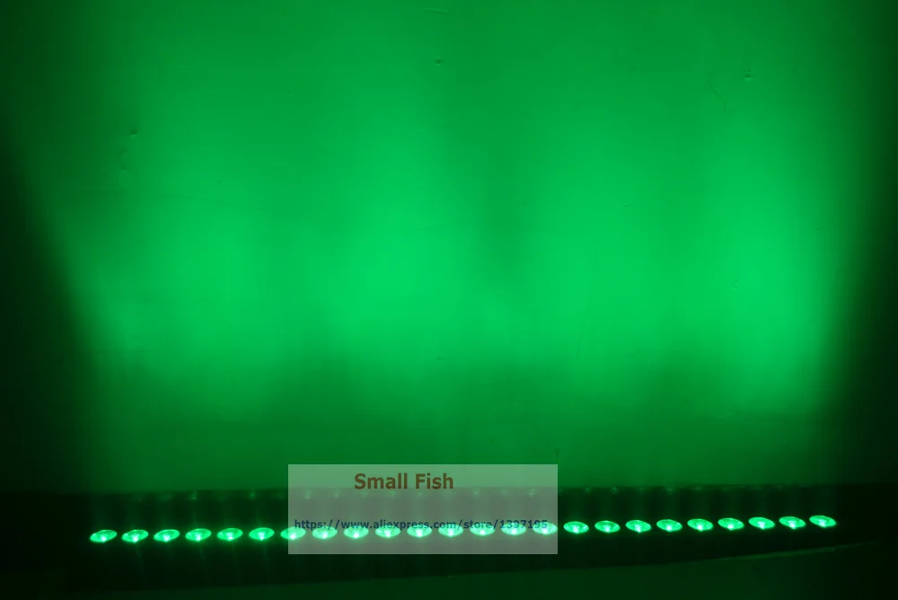 18 xLot высокое Мощность светодиодный настенный, с омывающим светом 100 см 24x3 W RGB 3in1 СВЕТОДИОДНЫЙ линии планка освещения сцены в баре скаку Функция DMX для ди-джеев, сценическое освещение