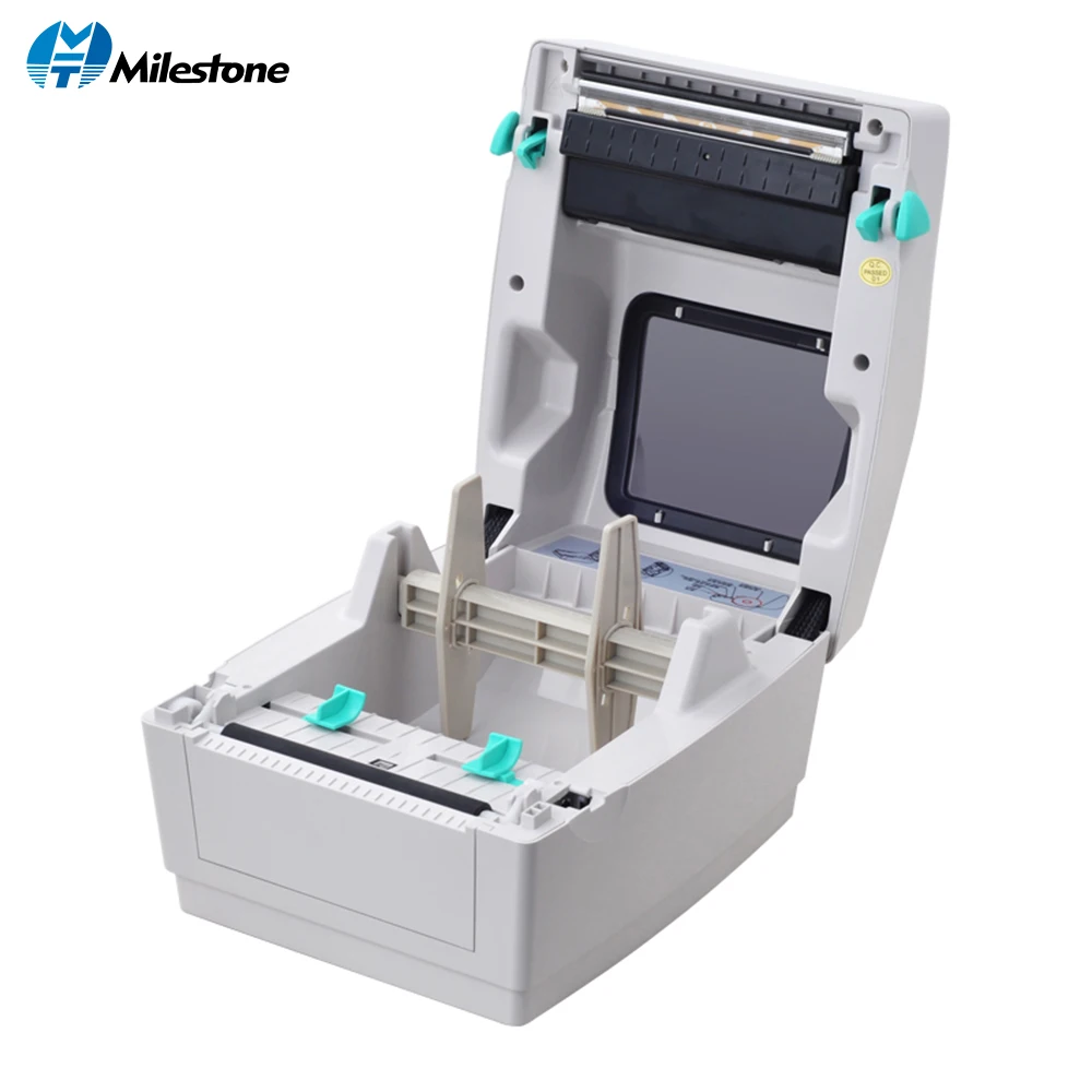 Milestone Shipping Label Printer Thermal Label Barcode Printer NO Need Carbon Belt Ribbon Printer Labeling Machine