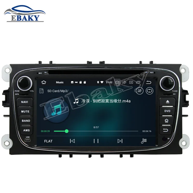 Sale NaviTopia 4GB RAM 64GB ROM Octa Core Android 9.0 Car DVD Player For Ford Mondeo(2007-2010) Tourneo Connect/Transit Connect/S-max 5