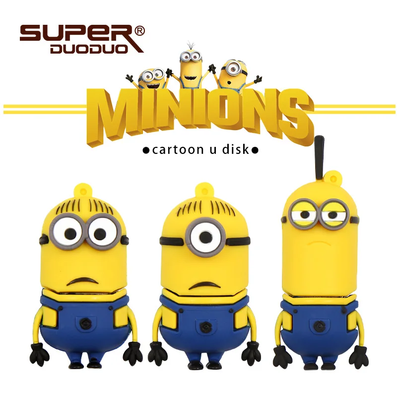 

Minions Usb flash drive 32gb lovely pen drive usb stick 16gb 4gb memory stick 128gb pendrive 64gb flash disk 8gb