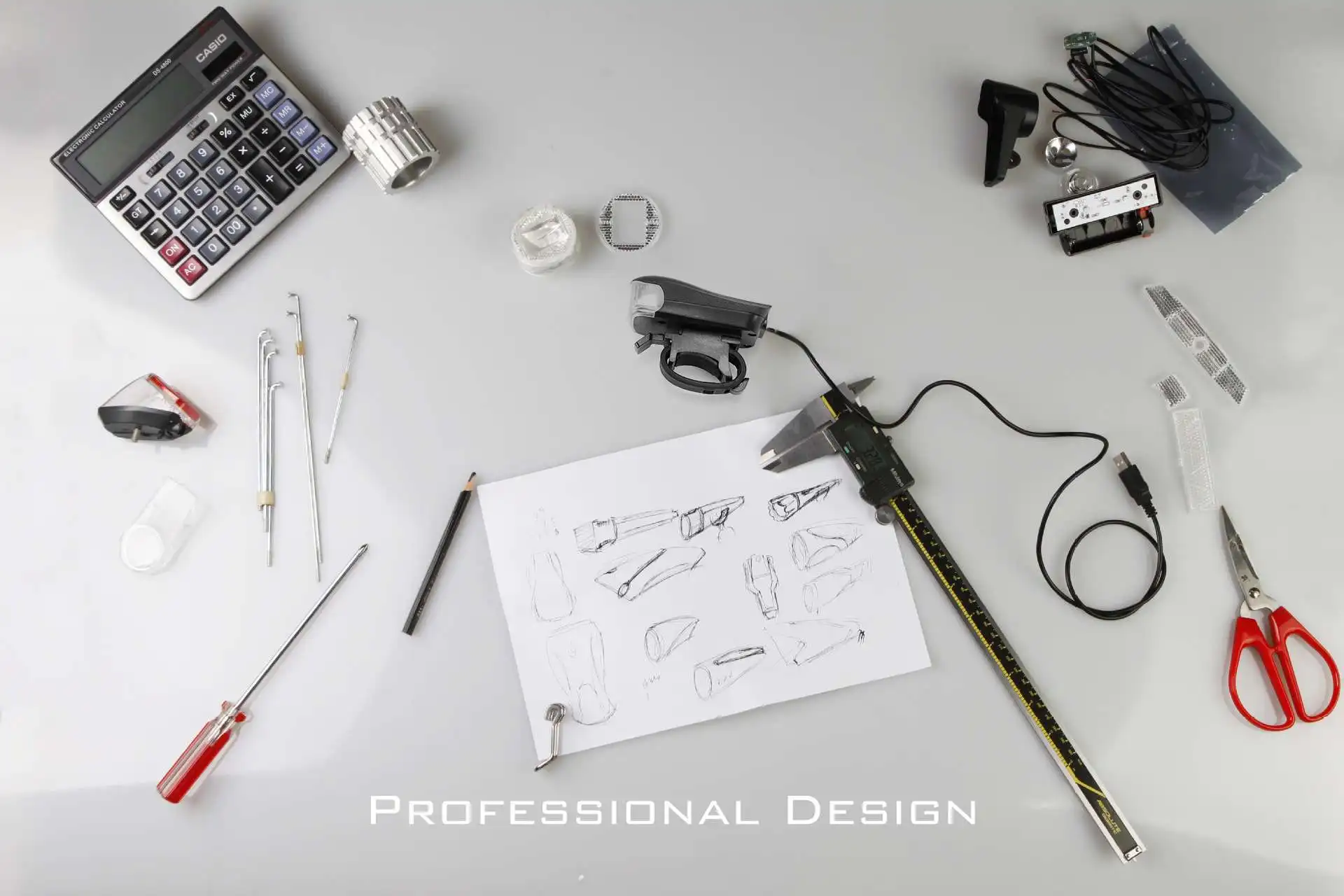 OUTERDO 5 Modes USB Charging Bicycle German Standard Smart Sensor Warning Light Flashlight Waterproof Bike Front Light Headlight