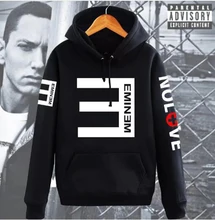 Eminem Hoodie Reverse E Hip hop Thicken Coat Fashion Men s Clothing drake fleece Hoody Sweatshirt