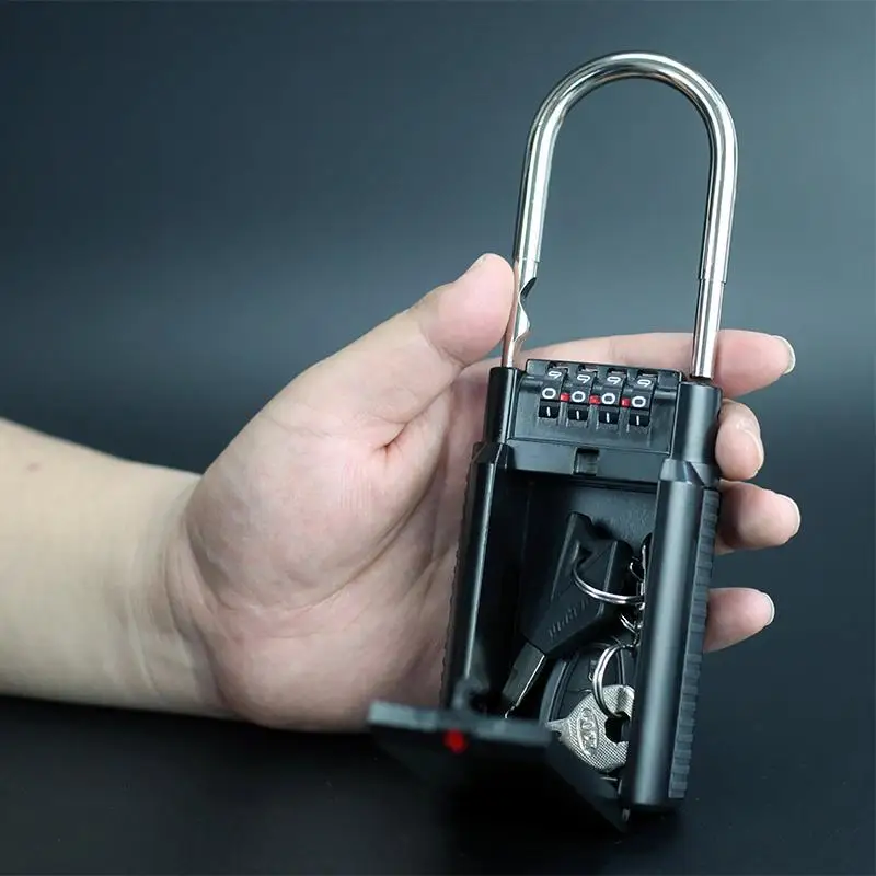 Ключом замки секрет безопасности замок ключ коробка для хранения Организатор цинковый сплав безопасности замок с 4 цифры по ценам от производителя Комбинации пароль
