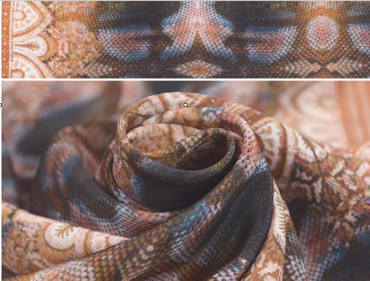 Схема LEO& LIN Cube показывает высококачественные модели цифровой печатной шелковой крепдешин ткани дизайн чувство(1 метр