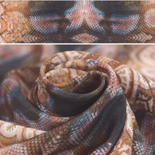 Схема LEO& LIN Cube показывает высококачественные модели цифровой печатной шелковой крепдешин ткани дизайн чувство(1 метр