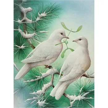 

Crafts square diy diamond embroidery pigeon 5D diamond cross stitch crystal decorative diy diamond painting cross stitch kit