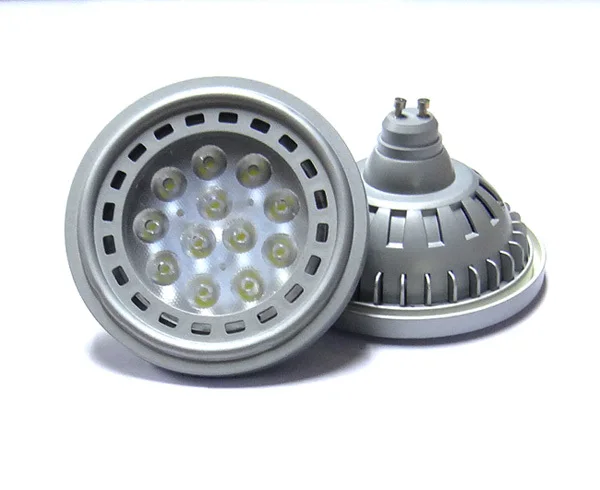 AR111 Светодиодный прожектор Epistar чипы 2835 SMD 12VDC 10 Вт/12 Вт пластик и алюминий