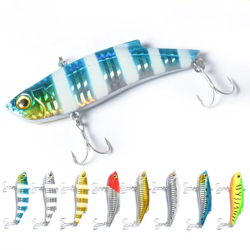 1pcs 28.2g Sinking VIB Fishing Lure Artificial Bait Vibration Wobbler Winter Ice Full Swimming Laye