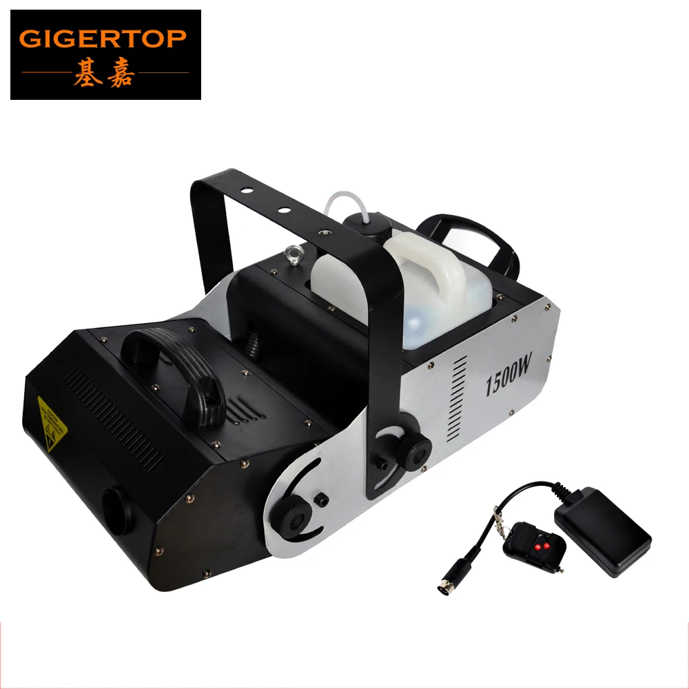 

TIPTOP TP-T53 1500W Multi Angle Fog Machine 2000 cu ft/min/2.5L Fog Oil Tank DMX512/Wireless Remote Control OEM Logo Paint