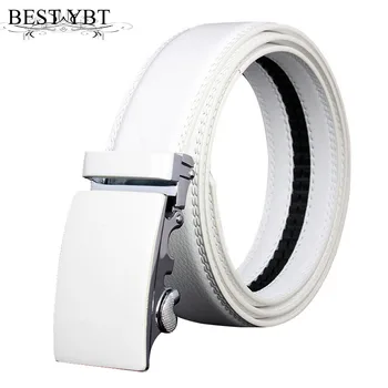 

Best YBT Men Belt Imitation leather Alloy Automatic buckle Belt Business affairs Personality comfortable High Quality Belt