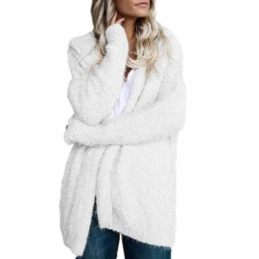 Womens font b Hoodies b font Long Sleeve Cardigan Loose font b Sweater b font font