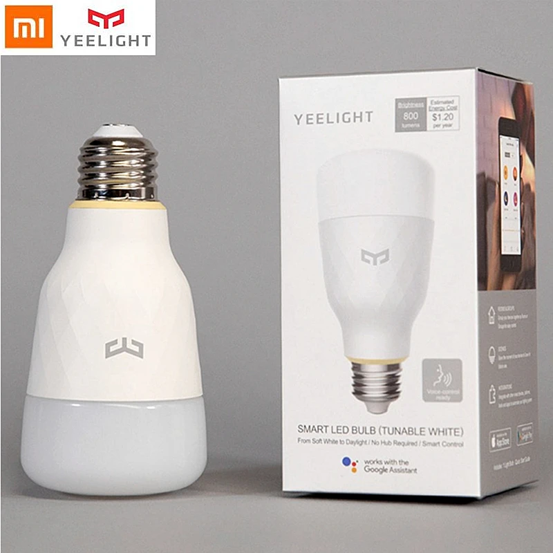 

Yeelight Smart light Bulb LED RGB wifi APP remote control E27 10W for with mi home Amazon Alexa Google Assistant xiaomi new 2019