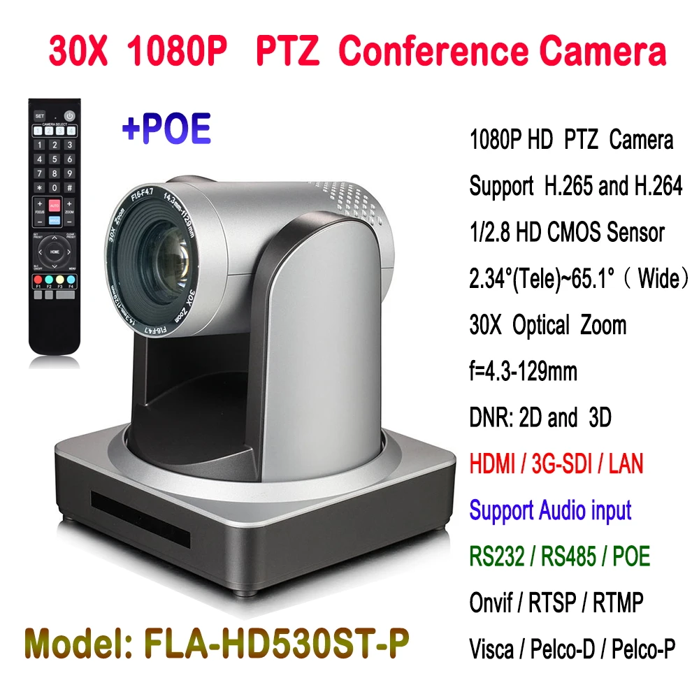 Видео ptz камера full hd 1920x1080 ip poe conference 30x Zoom с 3G-SDI hdmi выходом