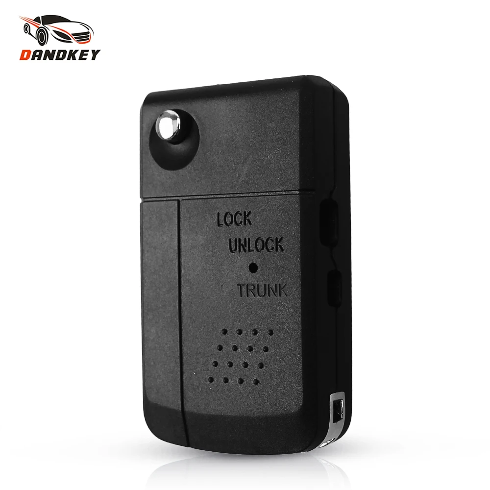 

Dandkey Modified Flip Remote Key Shell For Toyota Corolla Celica Carina Estima Previa Folding Key Case 2 Side Button TOY43 Blade