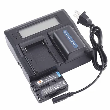 

DSTE 1.5A Dual Charger with 2x Li-ion NP-FM50 NP-FM55H Batteries for Sony DCR-DVD100 DVD100E DVD101 Camera