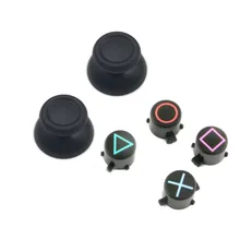 Аналоговый джойстик аналоговый стик колпачки ABXY X комплект кнопок Запчасти для sony Playstation Dualshock 4 DS4 PS4 Геймпад контроллер