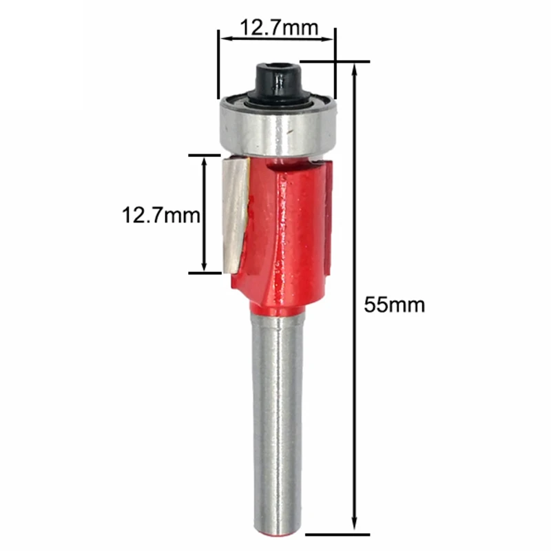 

12Pcs 6Mm Shank Router Bit Set Trimming Straight Corner Beading Bits for Wood Milling Cutter Carbide Cutting Woodwork Tool