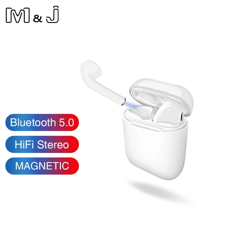 M & J i9s TWS Bluetooth 5 0 беспроводные наушники спортивные мини для Andorid Iphone Xiaomi