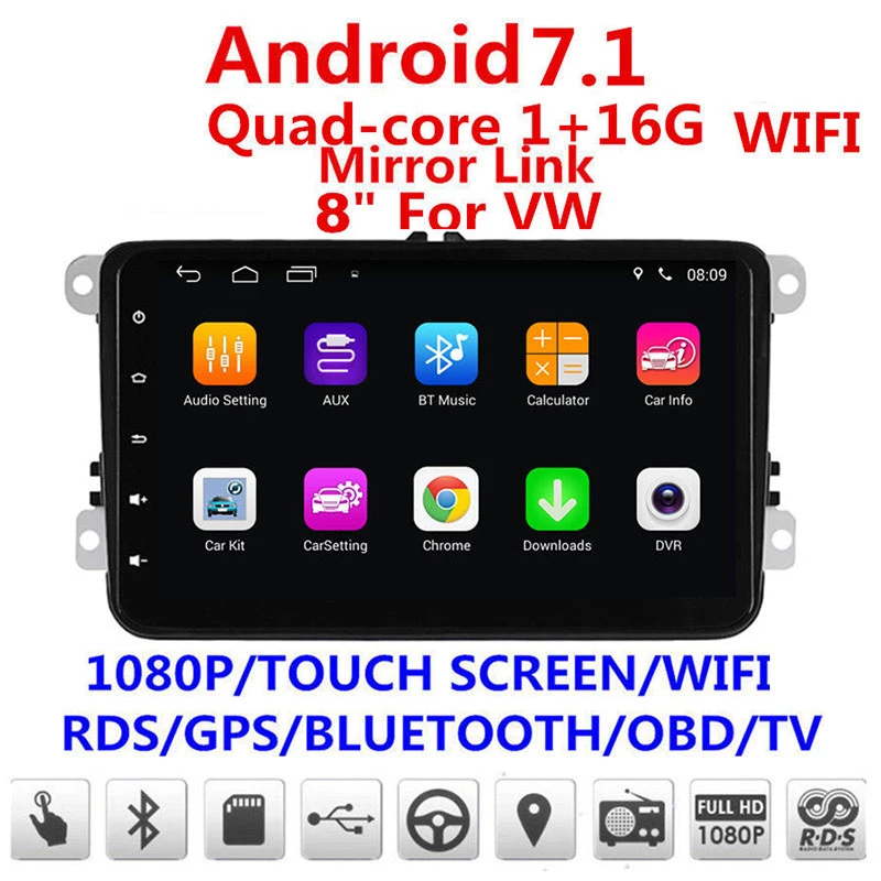 

FM Transmit GPS Navigator Vehicle Navigation Sensors Portable Car Navigator for WIFI for VW
