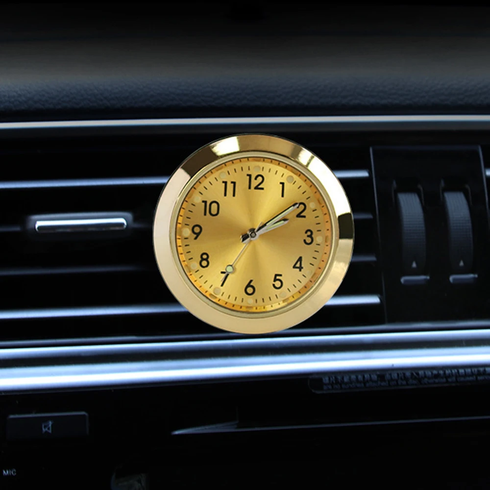 

Car Perfume Air Conditioning Outlet Clock Quartz Watch Decoration Vehicle Auto Clip Ornament Accessories Digital Pointer