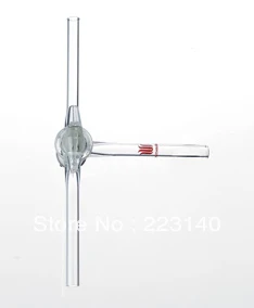 

Stopcock, Glass, T-Bore, Bore Size:2mm,Plug Size:12/30mm, Sidearm O.D.:8mm