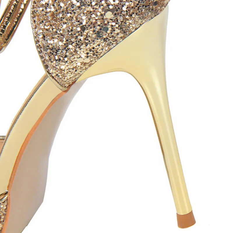 Femme Or Talons Chaussures blanc rouge De Sangle rosegold Mariée Femmes bleu Haute or Noir Bling Sandales Pompes Bigtree argent Boucle lightgray E7qwSEnF48
