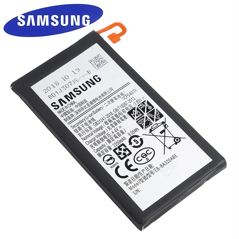 

SAMSUNG Original Replacement Battery EB-BA320ABE For Samsung GALAXY A3 2017 A320 2017 Edition 2350mAh Mobile Phone Battery