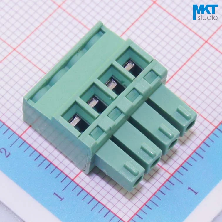 

10Pcs 4P A-Type Straight Female Pluggable PCB Electrical Screw Terminal Block Sample