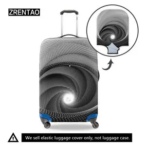 gray luggage covers