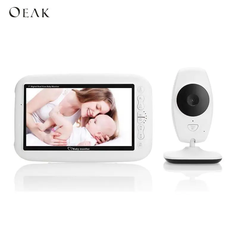 Oeak 7.0 inch Baby Phone Camera IR Night Vision Intercom 4 Lullabies Temperature Monitor Baby Camera Video Babies Sleep Monitor
Oeak 7.0 inch Baby Phone Camera IR Night Vision Intercom 4 Lullabies Temperature Monitor Baby Camera Video Babies Sleep Monitor