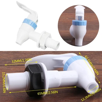 

Universal Size Push Type Plastic Cold Water Dispenser Faucet Tap Replacement New