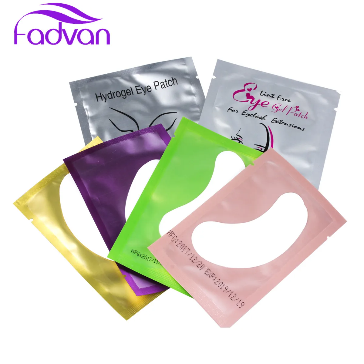 

Fadvan 50 Pairs/Lot Eyelashes Patches For Fake Eyelash Extension Under Eye Pads Paper Lint Free Eye Gel Eye Make Up Lashes Tools