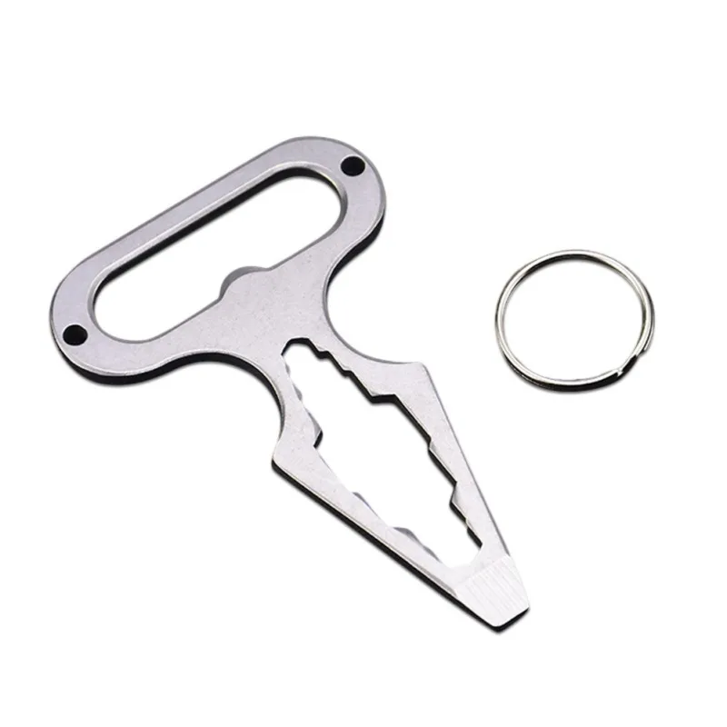 

New Outdoor Tools Camping Mini EDC Spike Multifunction Wrench Bottle Opener Screwdriver Multi Tools
