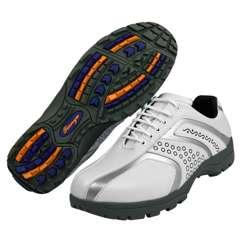

TTYGJ new golf shoes men head layer cowhide boots shoes waterproof non-slip sole sneakers
