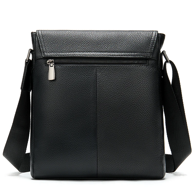 US $36.65 Westal Leather Mens Shoulder Bag For Men Messenger Bag Men Crossbody Handbag Small Flap Zipper Designer Mens Bags 8041
