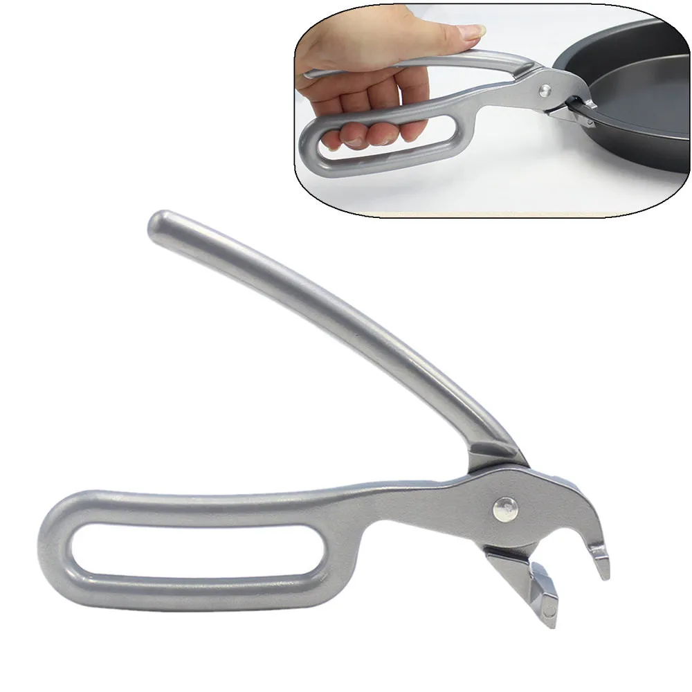 

Hot Universal Kitchen Aluminium Hot Dish Plate Bowl Clip Pots Gripper Pizza Pan Pliers baking dish clip