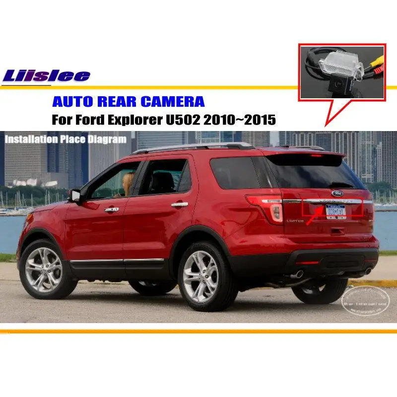 Для Ford Explorer U502 2010~-камера заднего вида/резервная парковочная камера/NTST PAL/светильник для номерного знака OEM