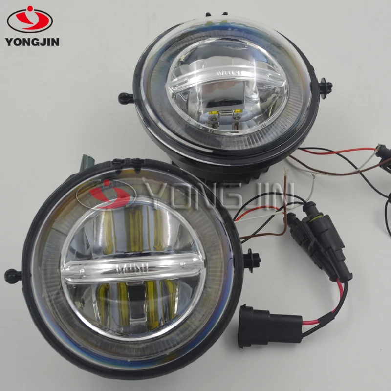 1 комплект для Mini Cooper DRL светодиодсветодиодный дневные ходовые огни установка